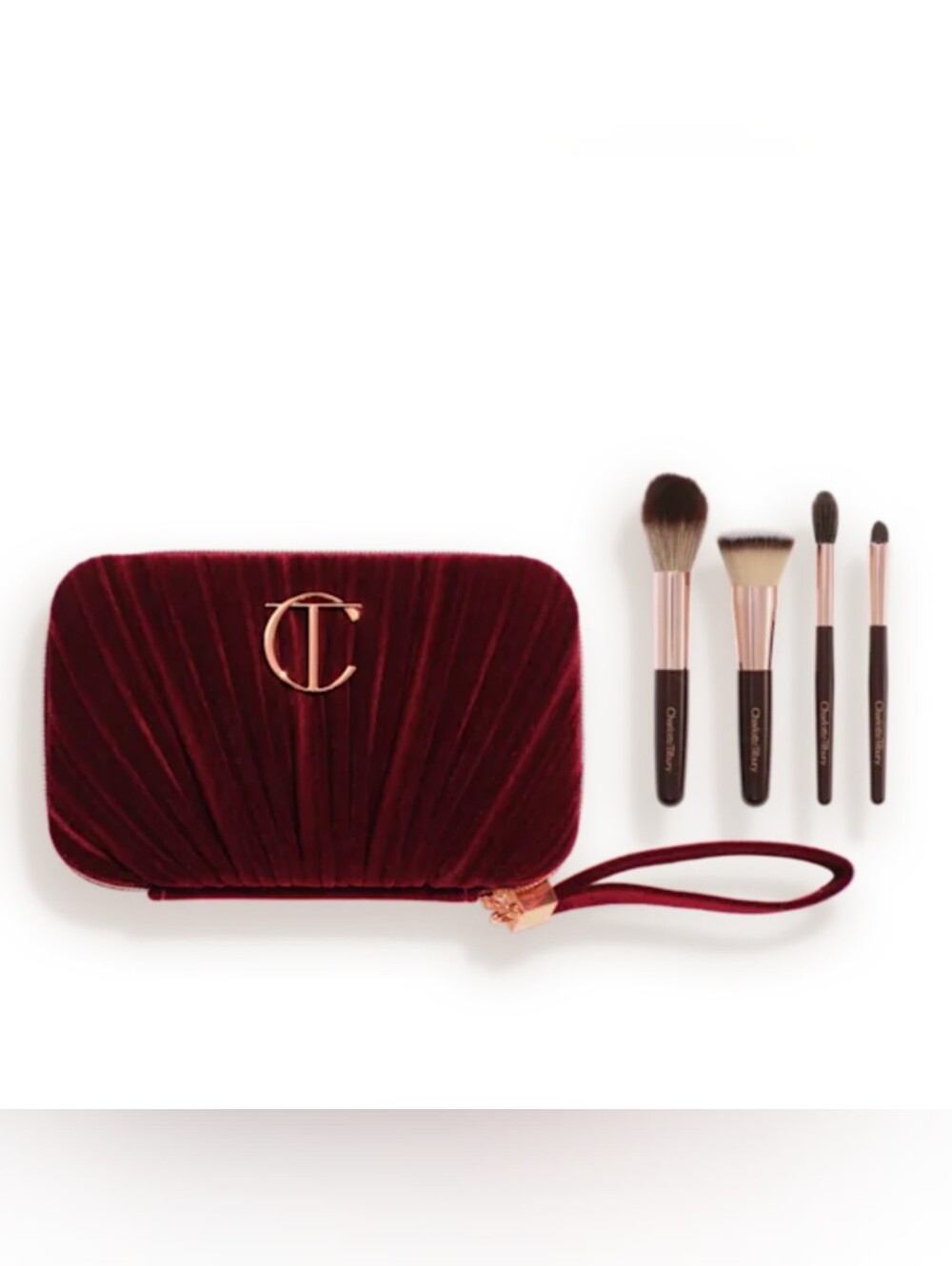 NIB Charlotte Tilbury CHARLOTTES HOLLYWOOD MINI BRUSH SET Limited Edition Travel
